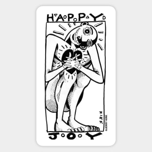 'Happiness in a Box' Sticker